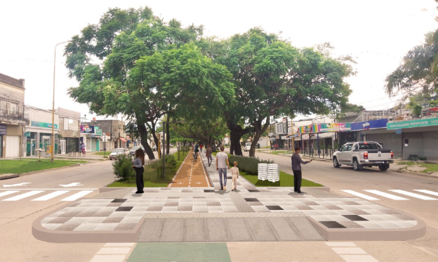 Licitan obras para el cantero central de Avenida Aristóbulo del Valle