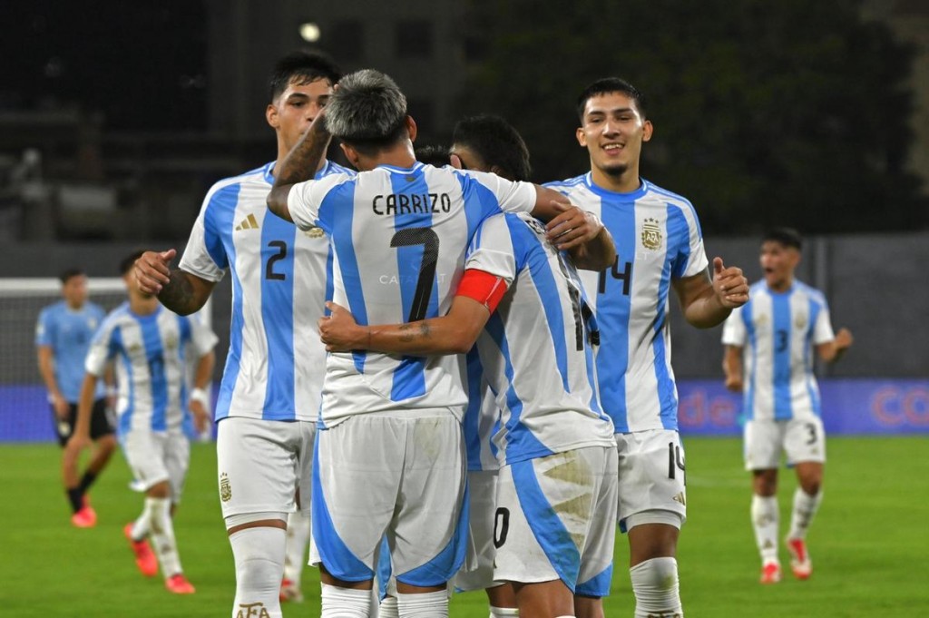 La Selección sub 20 le ganó a Colombia y se aseguró su lugar en el Mundial