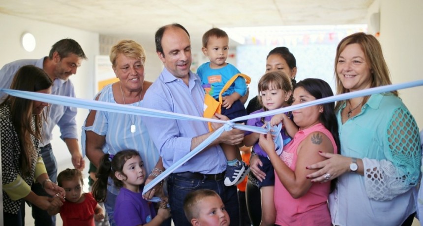 Se inauguró el nuevo edificio del Jardín Municipal de San Lorenzo