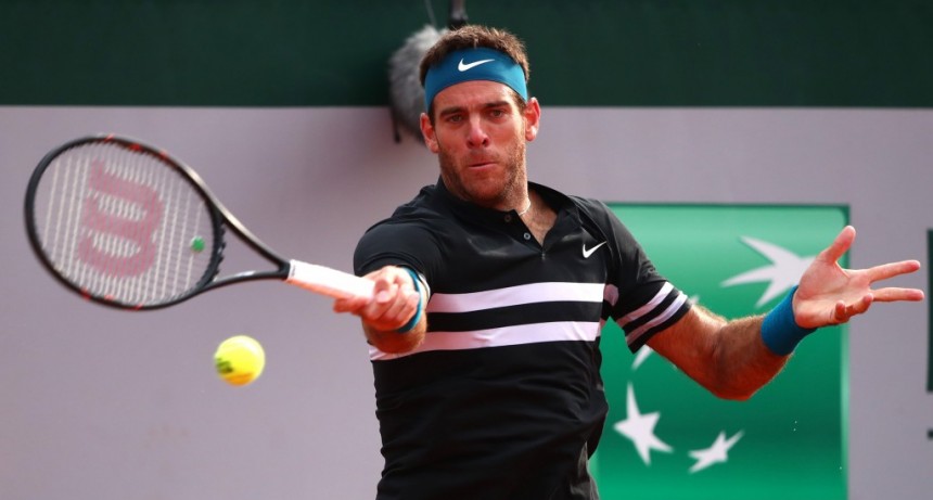 Del Potro le ganó a Isner y está en cuartos de Roland Garros
