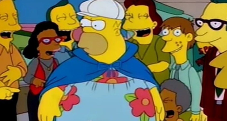 ¡Hizo la gran Homero Simpson!