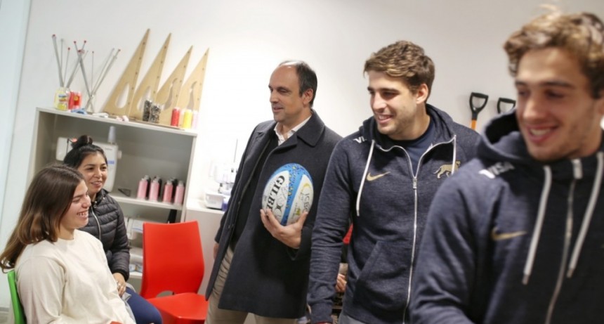 Los Pumas recorrieron el Nido-Escuela de Trabajo de Coronel Dorrego