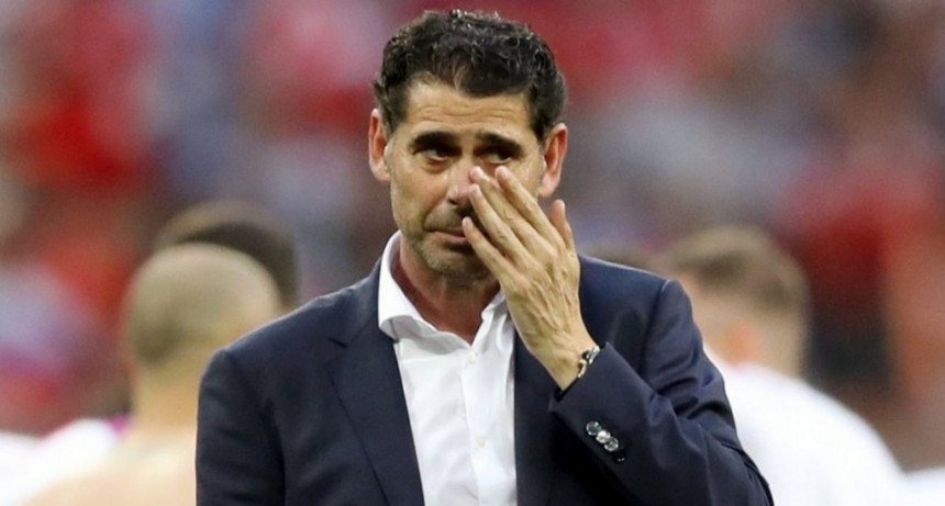 Fernando Hierro renunció como DT de España