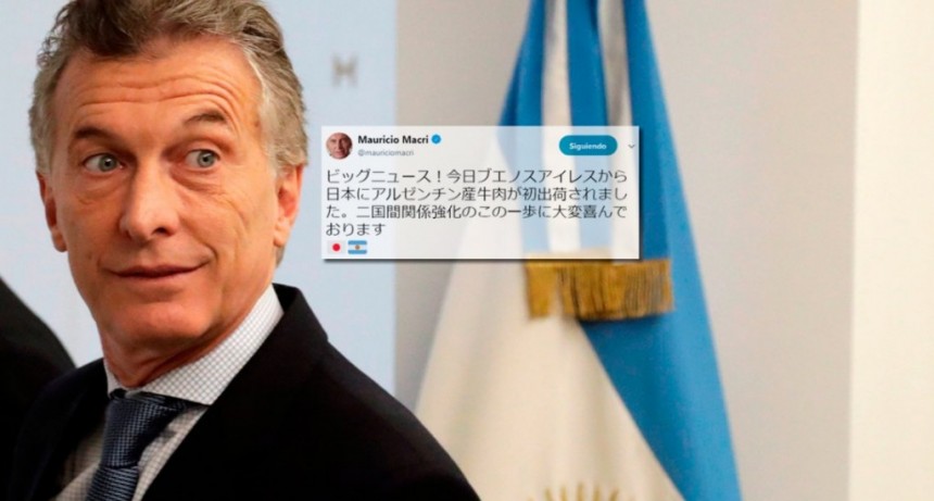 Macri tuiteó en japonés y generó una catarata de respuestas insólitas