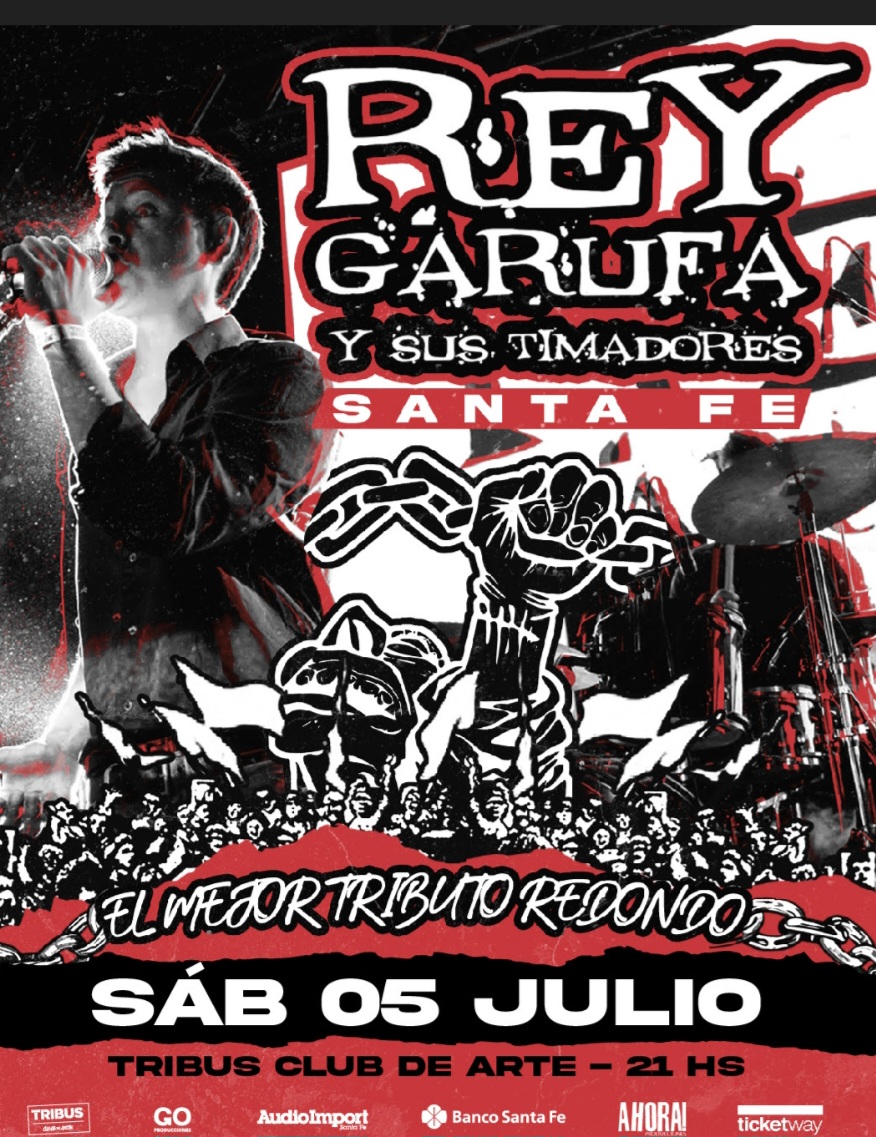 Rey Garufa, el mejor tributo Redondo del momento, llega a Santa Fe 