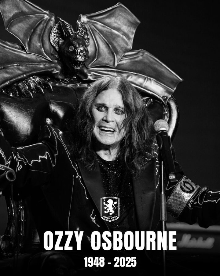 El mundo del rock llora la muerte de Ozzy Osbourne