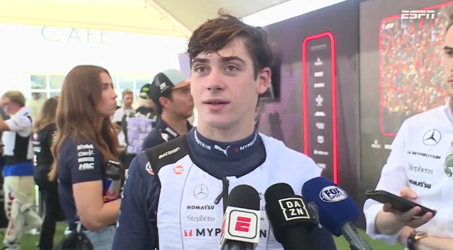 El fastidio de Franco Colapinto con Alpine y Gasly, tras su mejor carrera del año: 