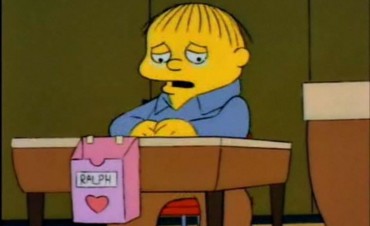 Dejó a su novio con memes de los Simpsons
