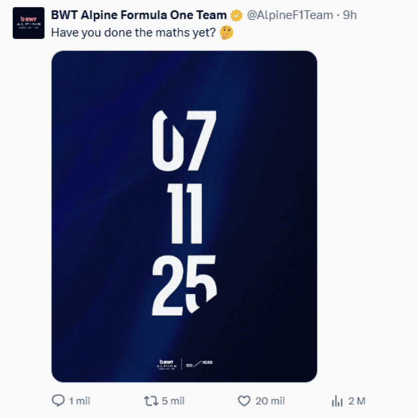 Inminente anuncio de Alpine sobre el futuro de Franco Colapinto en la previa del Gran Premio de Brasil