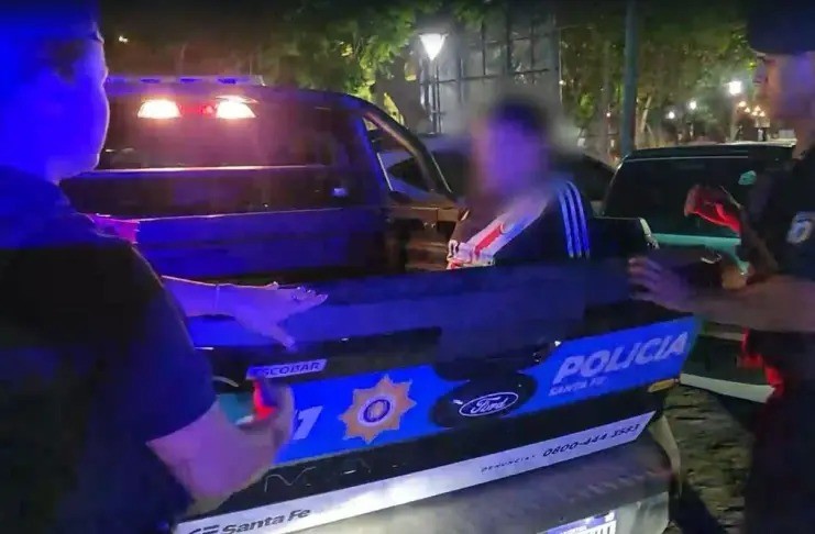 Amplio despliegue policial por los trapitos en la ciudad de Santa Fe