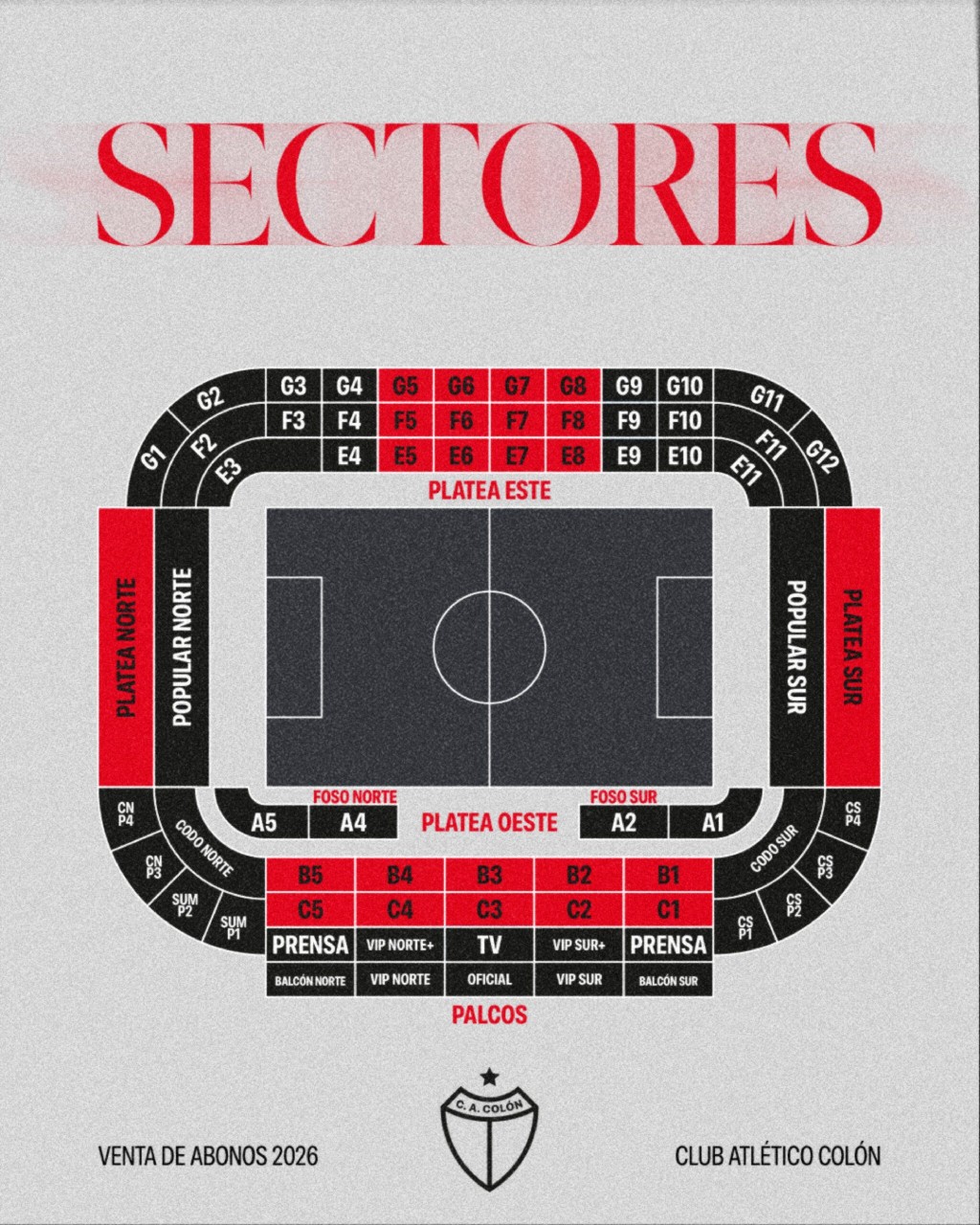 Colón informó precios de abonos y promociones para la temporada 2026