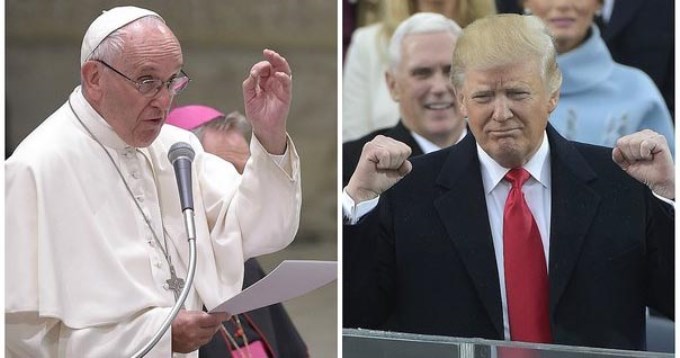 Francisco pidi&oacute; a Trump que se preocupe por los m&aacute;s necesitados