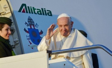 El papa Francisco llegó a Perú