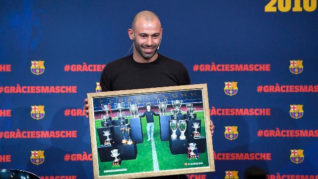 Mascherano: "Cumpl&iacute; un sue&ntilde;o y es hora de despertar"