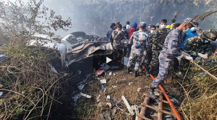 Nepal: se estrelló un avión con 72 personas a bordo