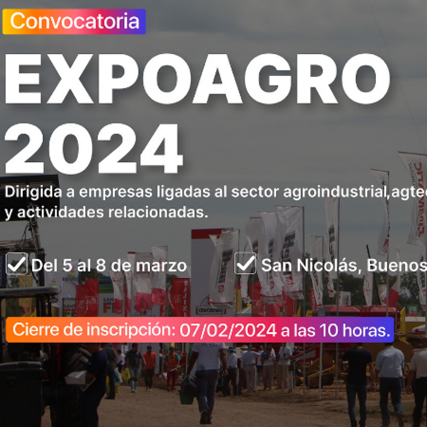 Convocatoria a Expoagro 2024