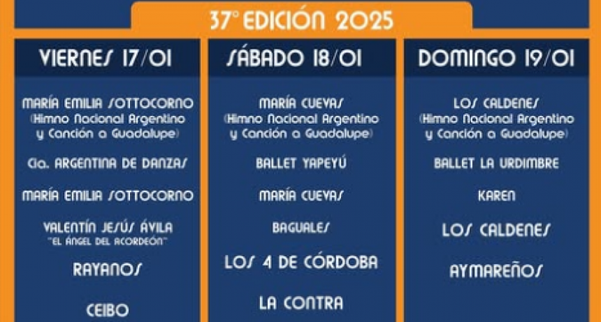 Se present&oacute; la 37&deg; edici&oacute;n del Festival Folkl&oacute;rico de Guadalupe