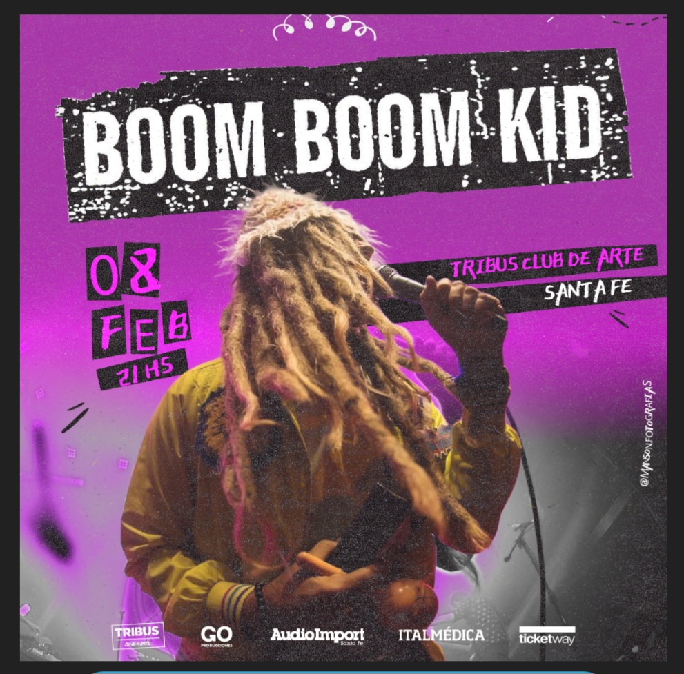 Boom Boom Kid, referente de la música independiente, llega a Santa Fe