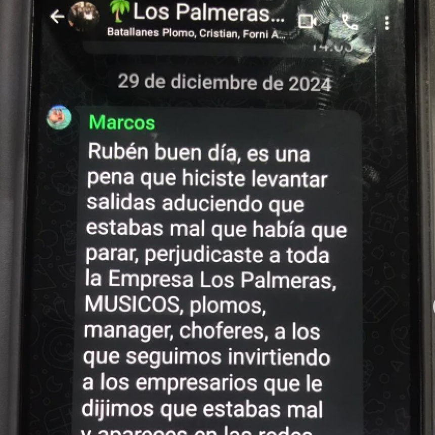 El descargo de Luciano Deicas sobre las acusaciones hacia su padre Cacho