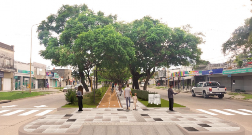Licitan obras para el cantero central de Avenida Arist&oacute;bulo del Valle