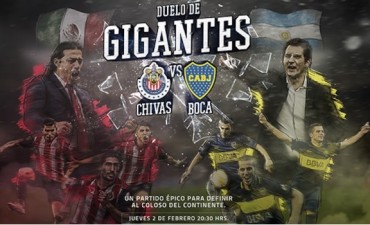 Chivas y Boca Juniors se enfrentan en el "Duelo de Gigantes"