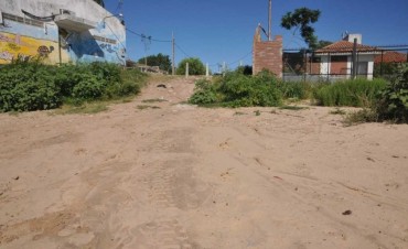 Bloquearon una bajada a Playa Norte