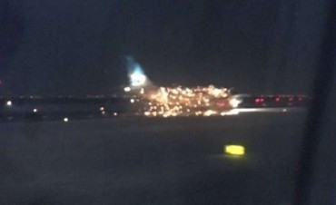 Se incendi&oacute; un avi&oacute;n de Aerol&iacute;neas Argentinas en Nueva York