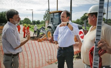 Comenzó la construcción del Desagüe Espora