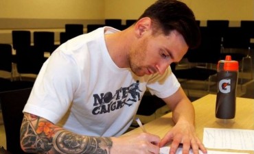 Messi don&oacute; m&aacute;s de 4 millones de pesos para reconstruir un polideportivo municipal