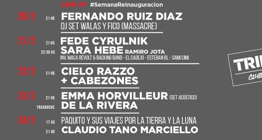 Reinauguraci&oacute;n de Tribus