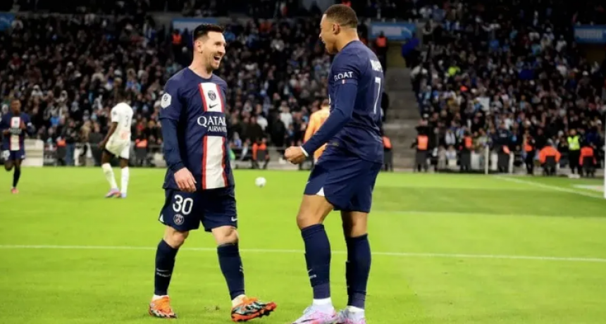 Lionel Messi brilló en la goleada del PSG en el clásico