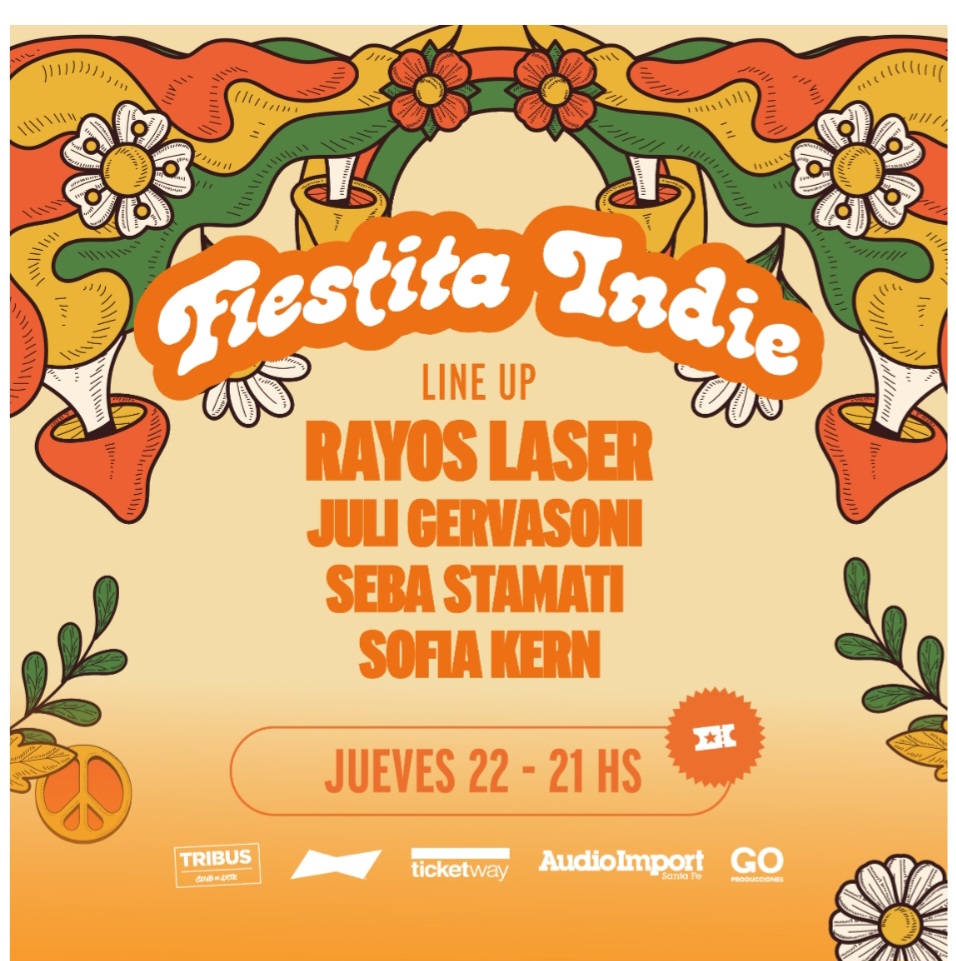 La Fiestita Indie vuelve a Tribus con Rayos Láser y todo el brillo de las bandas locales
