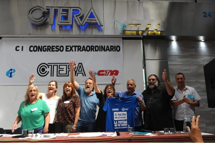 CTERA anunció un paro nacional con movilización para el lunes