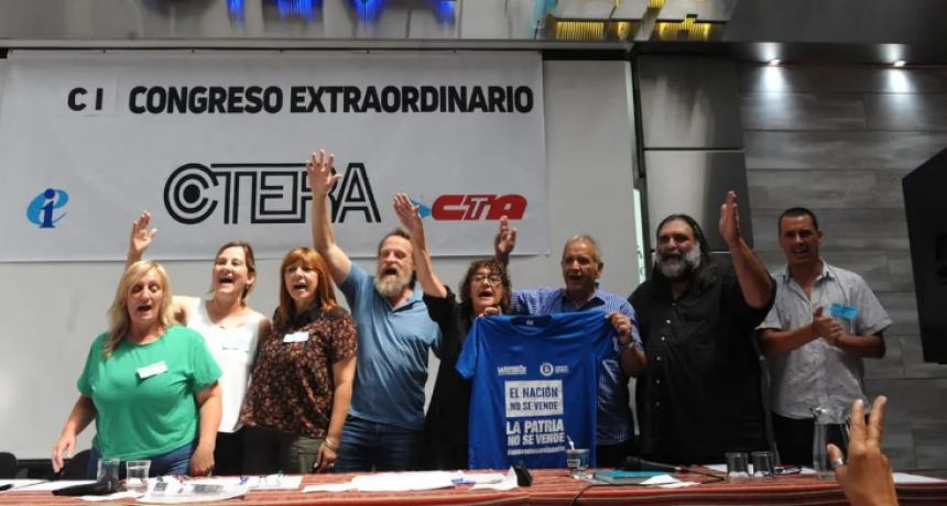 CTERA anunci&oacute; un paro nacional con movilizaci&oacute;n para el lunes