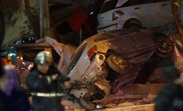 Se derrumbó una concesionaria de autos en Buenos Aires