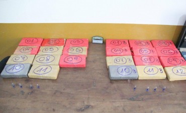 Gendarmer&iacute;a incaut&oacute; 80 kg de coca&iacute;na en la Ruta 34