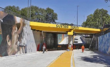 Inauguraron el paso bajo nivel de la avenida Beir&oacute;, que homenajea a Gustavo Cerati