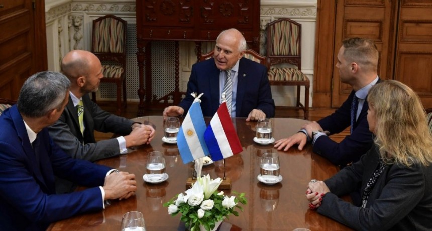 Lifschitz recibi&oacute; en Rosario al embajador del Reino de los Pa&iacute;ses Bajos