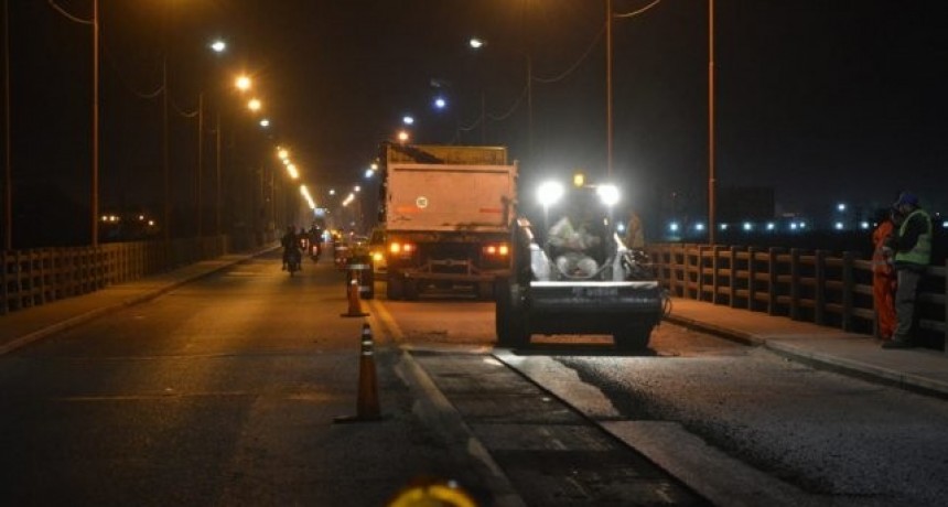 Puente Carretero: vuelven los trabajos nocturnos