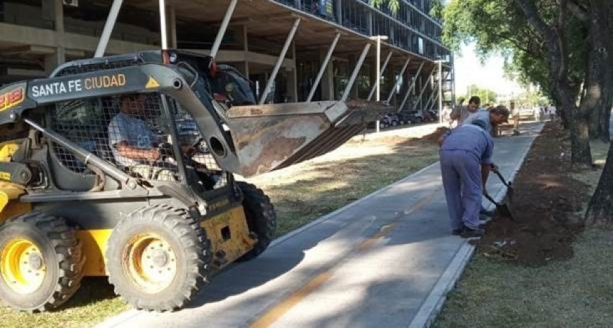 La Municipalidad trabaja en la puesta en valor de bicisendas y ciclov&iacute;as