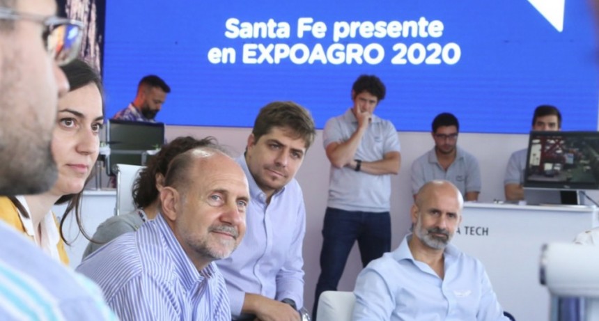 Perotti destac&oacute; la presencia del sector cient&iacute;fico tecnol&oacute;gico santafesino en Expoagro
