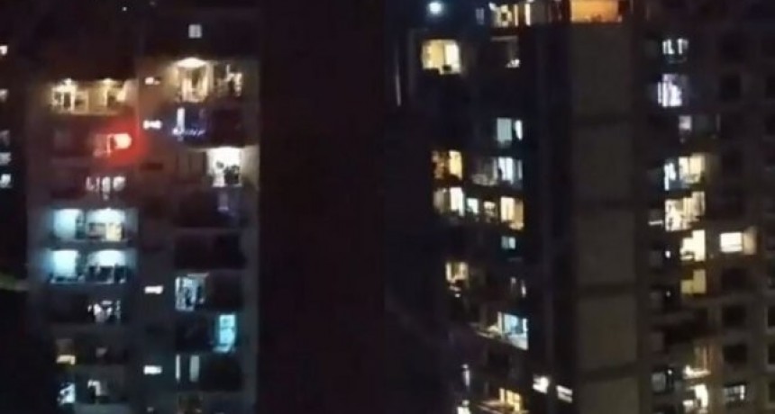 En la cuarentena en Buenos Aires son&oacute; el "Yo Soy Sabalero"