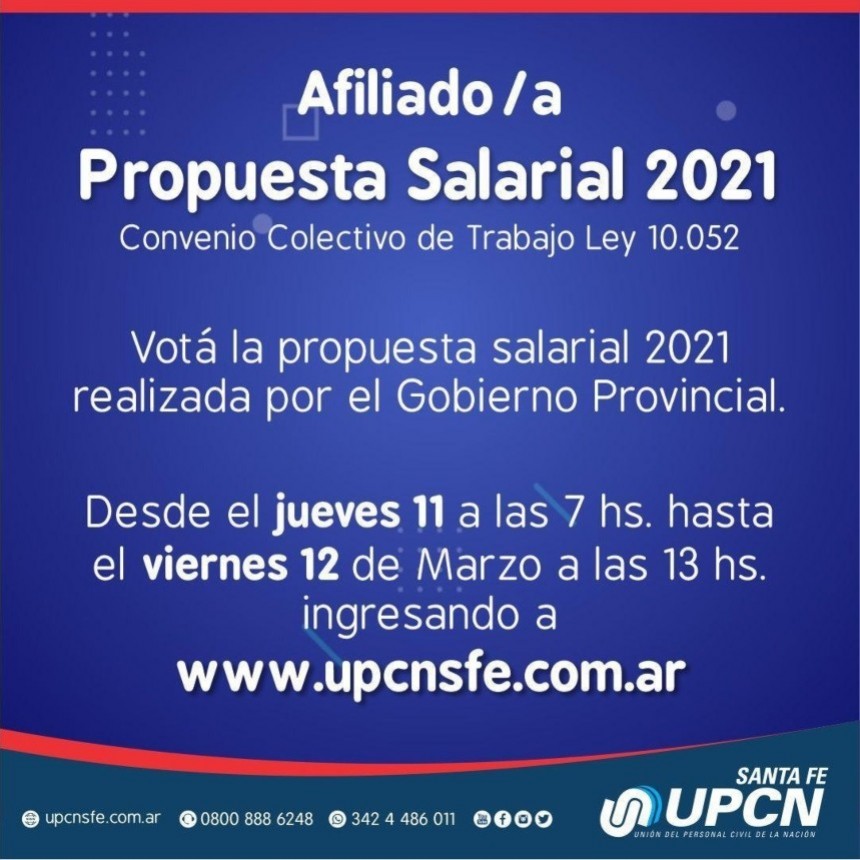 UPCN: los puntos que contempla la propuesta del Gobierno Provincial