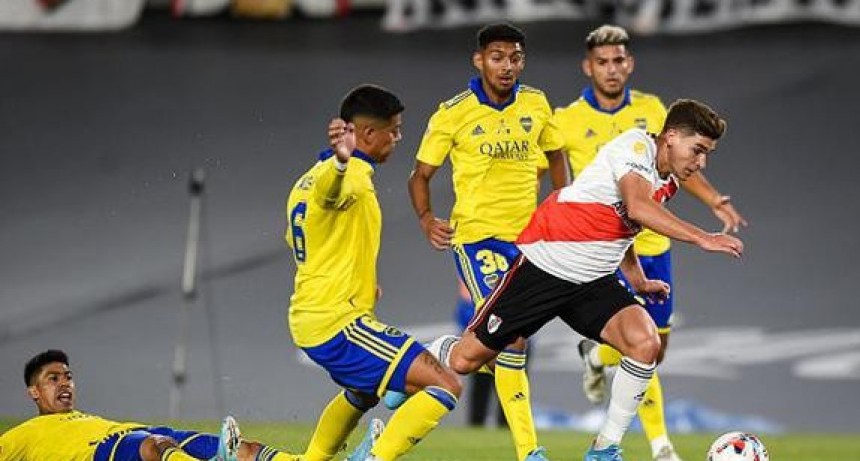 Supercl&aacute;sico: Boca, vestido de amarillo, festej&oacute; ante River