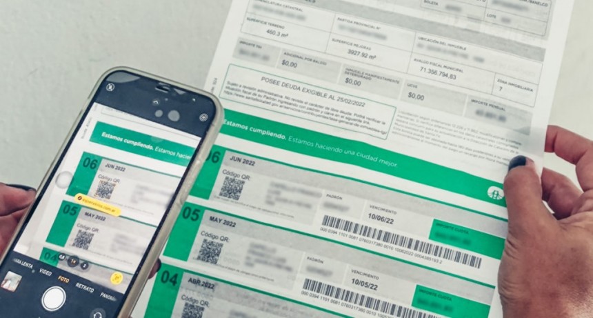La TGI tambi&eacute;n se podr&aacute; abonar mediante c&oacute;digo QR