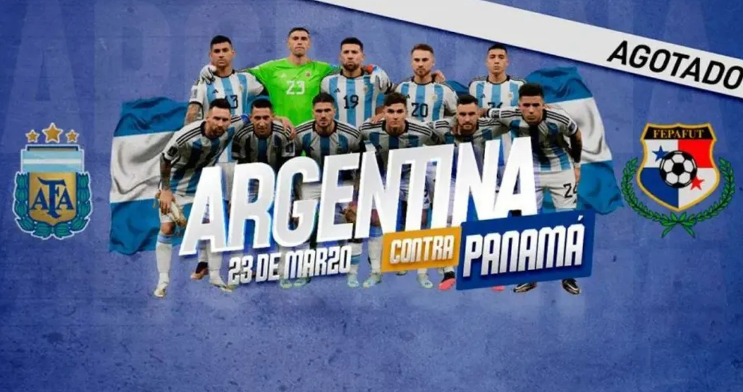 Argentina-Panamá: se agotaron las 83 mil entradas en 2 horas