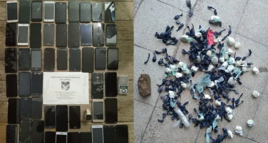 Secuestraron medio centenar de celulares y drogas en la c&aacute;rcel de Coronda
