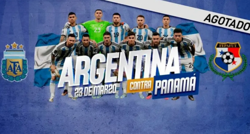 Argentina-Panam&aacute;: se agotaron las 83 mil entradas en 2 horas