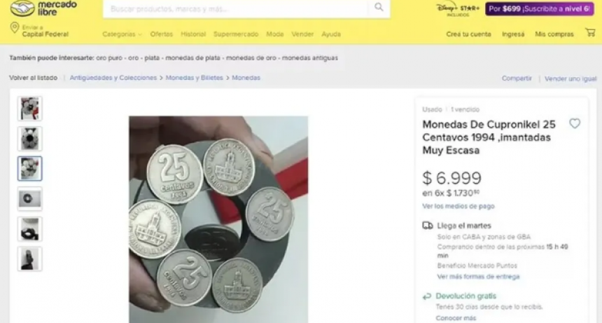 Pagan hasta $15.000 por monedas de 25 centavos: c&oacute;mo son y d&oacute;nde venderlas