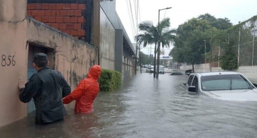 El d&iacute;a despu&eacute;s del feroz temporal en Corrientes 